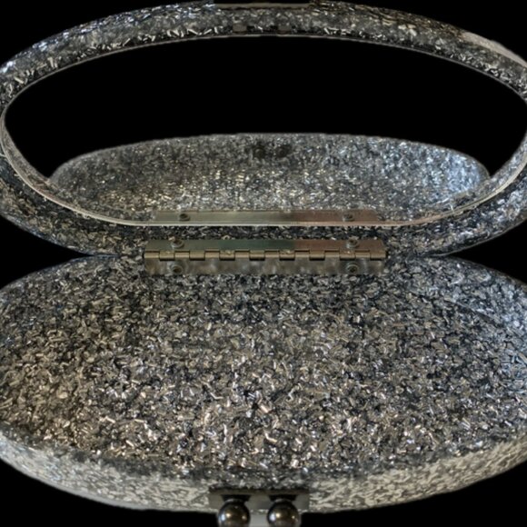 Edie Parker Silver ConfettiClutch - Picture 2 of 4